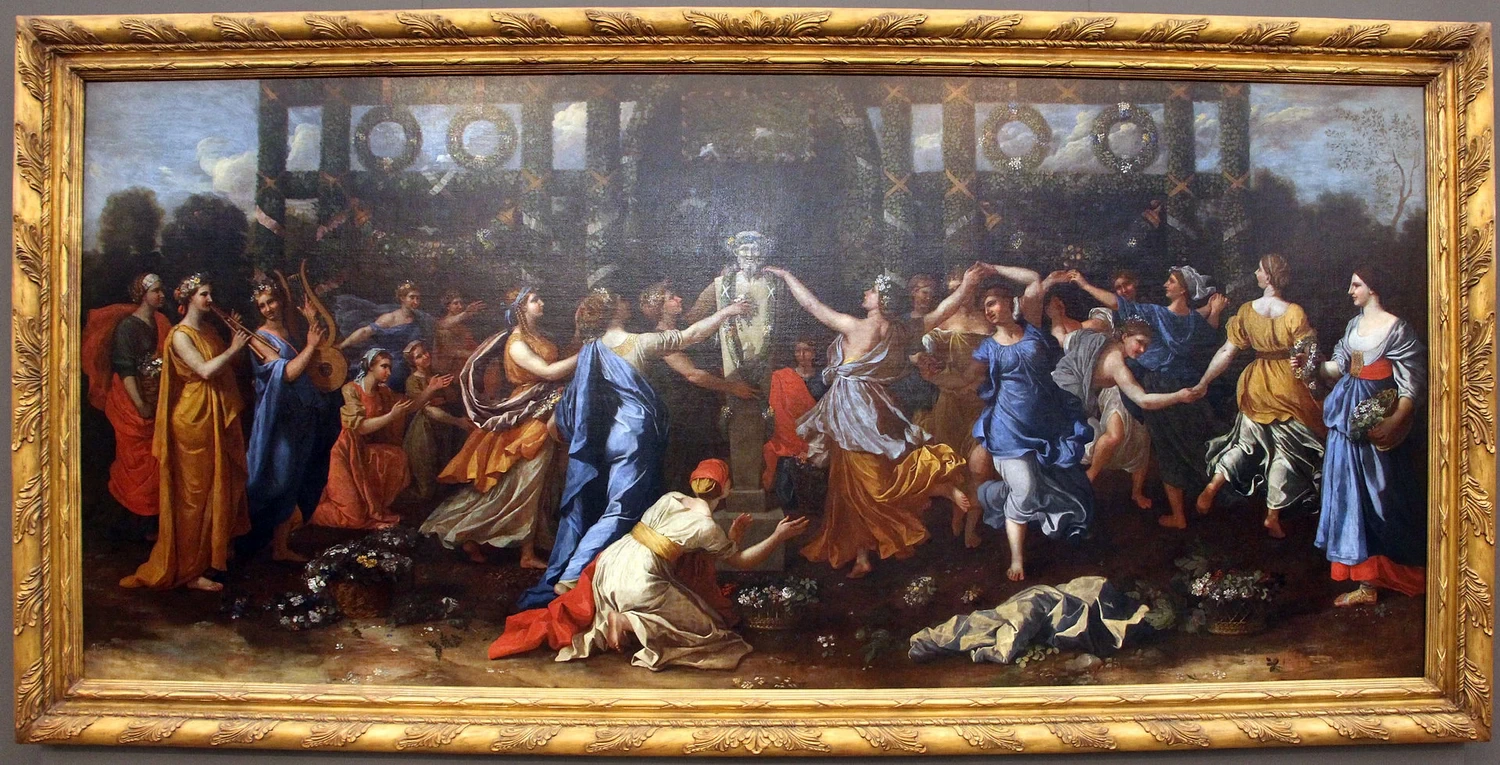 Imeneo travestito guarda una danza in onore di Priapo, 1634 - Museu de Arte, Sao Paulo